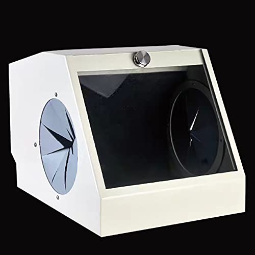 Dental Lab Dust Box, Sandblasting Protector, Vacuum Dust Extractor Equipped with Filter Device, with a 5500K LED Light Source, Reduce Dust Damage to Doctors