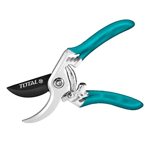TOTAL Pruning Shears, Hand Shears, 8 Inch Professional Garden Shears, Tree Trimmer