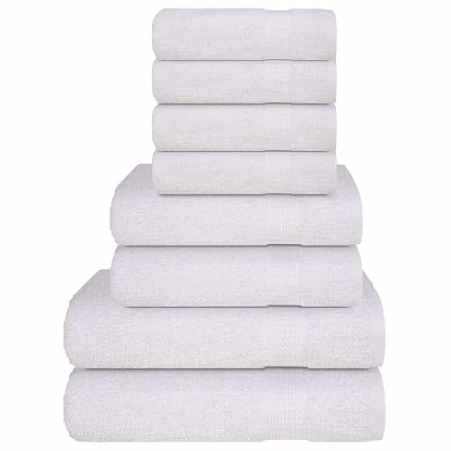 Toallas absorbentes Frogn juego de 8 piezas de algodón suave para pieles sensibles 2
