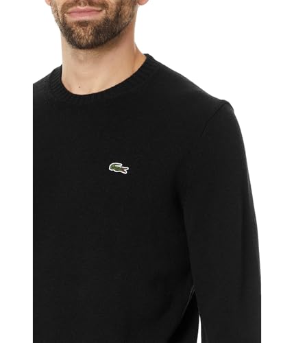 Lacoste Men's Carded Wool Crew Neck Sweater3