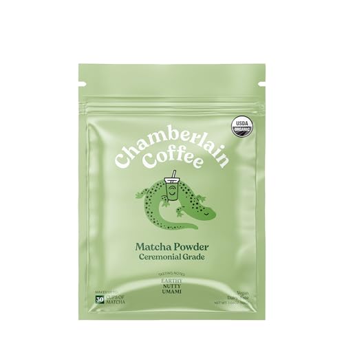 Chamberlain Coffee Ceremonial Matcha Green Tea Powder Pouch, 10 Ounces