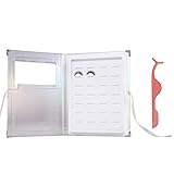 False Eyelash Storage Book Protable 16 Pari Eyelashes Organizer Holder Case Lash Contanier Box Glitt