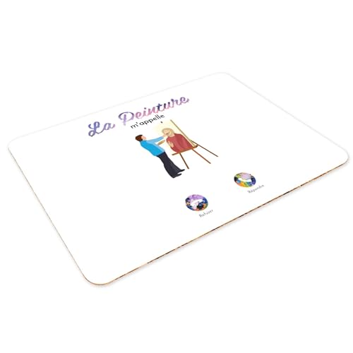 Sets de table souples en liège blanc contre les rayures sur table grand format