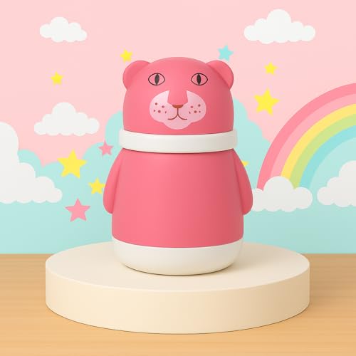 Image of Baby Skin Care Powder Talcum Puff Case Cum Container Box Reusable Refillable for Toddlers Kids and Infants BPA Free (DESIGN 3)