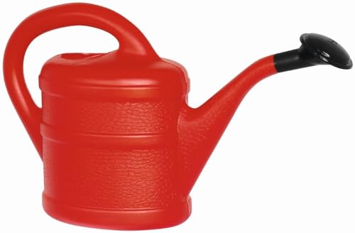 Gießkanne 1L ROT + 1x KÜHLSCHRANKMAGNET! Kindergießkanne Kunststoff für Kinder groß & klein, Garten & Zimmerpflanzen Gießkannen Gieskanne Gieskannen Giesskanne 1 L Liter Watering Can Gieskannen1Liter