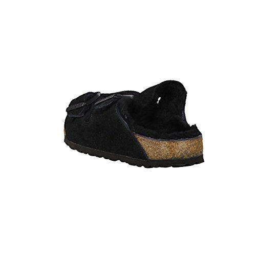 Miniatura 4 de Birkenstock 752663 Arizona Shearling Black Black, Suede Leather Hombre Black Eu 42