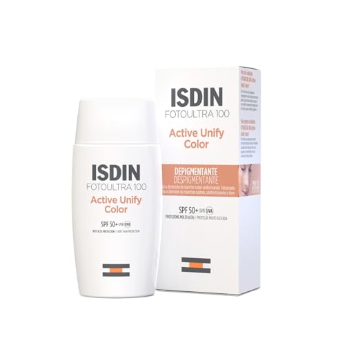 ISDIN Foto Ultra 100 Active Unify Color SPF50, Loción para proteccion solar