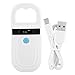 Pet Microchip Reader RFID 134.2Khz, Pet ID Microchip Scanner with 0.91 Inch High Brightness OLED Display and Rechargable by Type-C for Animal Tracking