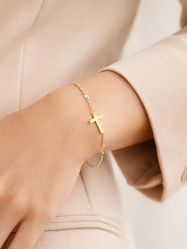 Image of Rubans Demi Fine Stainless Steel Bracelet Waterproof Gift for Women & Girls