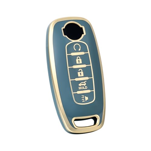 Coque de clé pour Nissan Rogue Pathfinder protection télécommande TPU 2023 2024