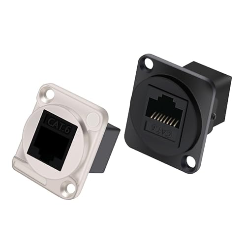 Conector modular RJ45 CAT6 de 4 piezas para reparar terminales de red rotas 2