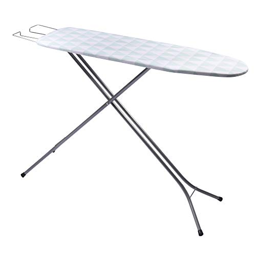 Asse da stiro, Tango, altezza regolabile, piastra poggiaferro, 128x87x34cm