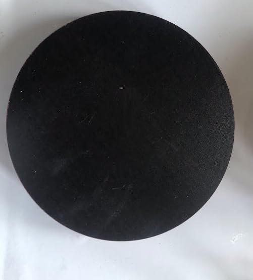 SUNBIRD Wooden Chakla,Serving Board, Round Chapati Chakla, Perfect for Making Chappati at Home, Wooden Roti/Chapati Maker, Wood Rolling Board and Rolling Pin Black Set (Chakla Belan)