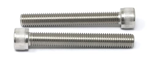Image of iexcell 2 Pcs M14 x 100mm Thread Pitch 2 mm Stainless Steel 304 Hex Socket Head Cap Screws Bolts Kit