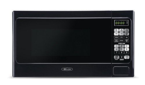 Bella 700-Watt Compact Digital Microwave Oven, 0.7 cu. ft, Black