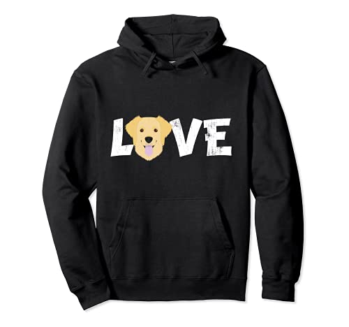 Dog Mom Dog Dad Golden Retriever Dog Pet Lover Pullover Hoodie, Black, S