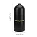 Underwater Device Cylinder, Three Layer Filtration Diving High Pressure Gas Storage for Sea (Black)