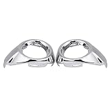 Acouto for focus fog light cover-Pair of Front Bumper Fog Light Fog Lamp Bezel Cover Trim for Focus 2012-2014