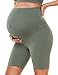 BAYDI Clouduxi Maternity Shorts Over The Belly-6