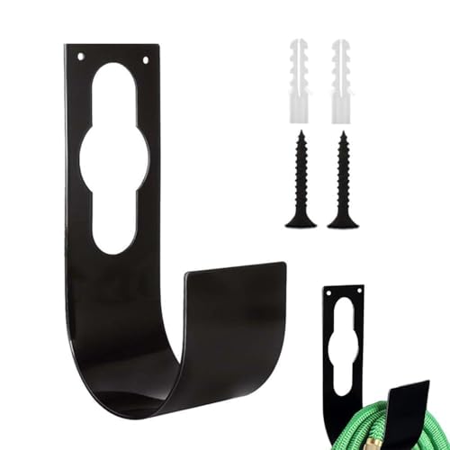 Garden Hose Holder, Expandable Garden Hose Hanger Holder, Watering Hosepipe Hook with Screws, for 25' - 100' (7.5m - 30m) Hose Tidy