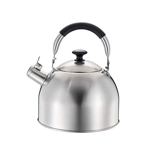 Wasserkocher 2.5/4 / 5.5Lmodern Whistling Herd, 304 Edelstahl Teekanne, Verbrühschutz, Induktionskochfelder, Gasherd Home Camping