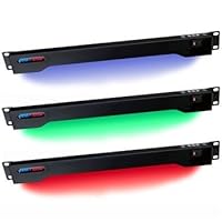 Algopix Similar Product 11 - Penn Elcom 1U LED Rack (Multi Color)
