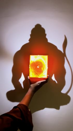 Image of Hanuman Shadow Projection Divine Lamp