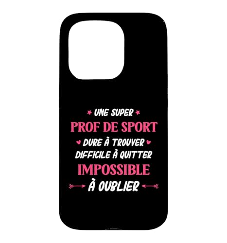 Humour professeur De sport femme super prof De sport �X�}�z�P�[�X iPhone 15 Pro �p