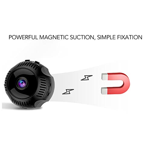 Pyhodi Abs Mini Security Camera Loop Recording 500Mah Mini Surveillance Camera Indicator 1080P Hd 2.8Mm Focal Length With Wristband For Office #TOP4