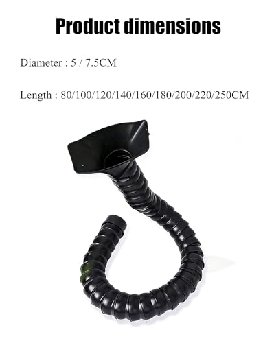 Bras d'extraction de fumées de soudage orientable flexible Ø5 - 7