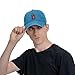 Virgin Mary Our Lady of Guadalupe Virgen De Guadalupe Baseball Cap Cotton Cowboy Hat Fashionable for Man Woman Adjustable Blue
