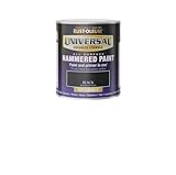 Rust-Oleum Universal All Surface Brush on Hammered Paint - Black - 750ml