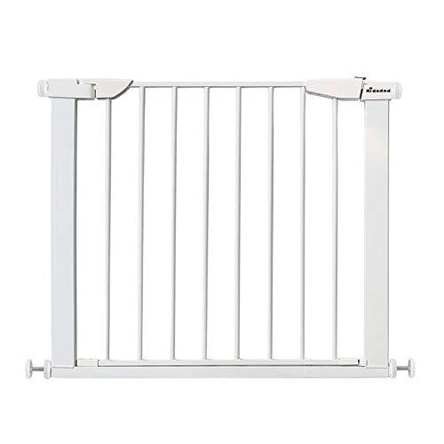 Barrière de sécurité à fermeture automatique blanche pour passage 124-131 cm