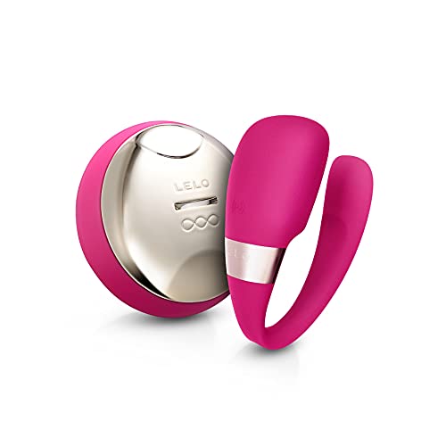 LELO TIANI 3, Couples Vibrator, Remote Controled Sex Toy for Adults, Couple Sex Toy Wireless and Hands-Free Vibrator Satisfaction Adult Sex Toys for Women and Men, Cerise