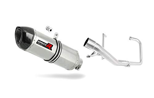 DOMINATOR Ligne complète d'échappement Collecteur Silencieux HP1 compatible avec YBR 125 2009-2018
