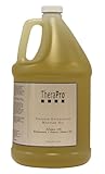 Swedish Effleurage Massage Oil by TheraPro - 1 Gallon - All Natural Unscented Massage Oil for Massage Therapy - Grapeseed Oil, Almond Oil, Jojoba, Vitamin E - Water Soluble - Professional Massage Oil
