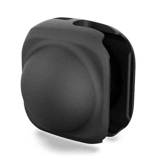 Generic Protective Case for Insta360X4 Silicone Body Protective Case Lens Cover Lens Cap for Insta360 X4 Shockproof Anti-Scratch Protection Frame Sports Camera Protective Kit (Lens Cap)