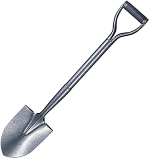 Shovel for Digging,Garden Spade Metal,Heavy Duty Round Point Shovel Garden Tool with D-Handle, All Stainless Steel Made Snow Shovel-75cm