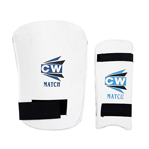 Image of CW MAX Cricket Kit |Batting Pads Gloves Arm Guard | Elbow Guard Thigh Pad Left & Right (Blue Small Boys)