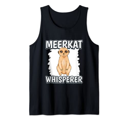 Meerkat Whisperer Meerkat Tank Top, Black