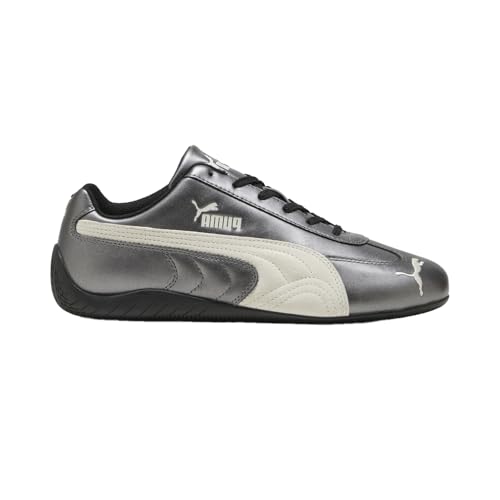 Image of PUMA Mens Speedcat Metallic Lace Up Sneakers Shoes Casual - Black - Size 10.5 M