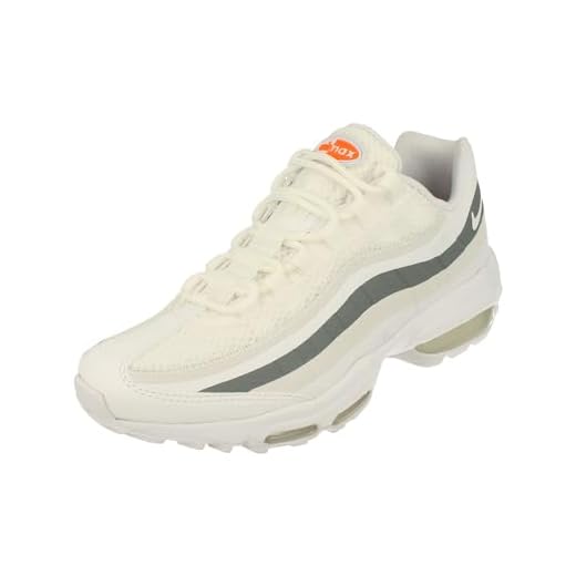 Nike Homme Air Max 95 Ultra Low-Top, White White Cool Grey Total Orange, 44 EU