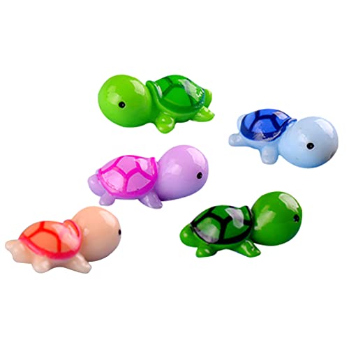 Luojuny Tortue Figurines Micro Paysage Léger Maison De Dollhouse Micro Décor pour La Maison pour La Maison S Cover