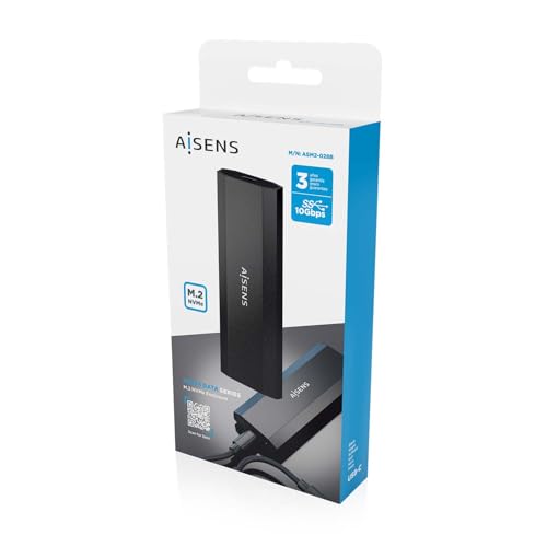 Scatola Esterna Isens M.2 (Ngff) ASM2-028B Nvme A USB3.2 GEN2 Nero - 7