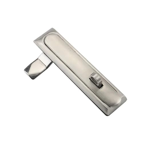 Commercial 304 Stainless Steel Hanging Lock for Distribution Box Control Cabinet Industrial Machinery Equipment Flat Lock 1Pcs
