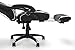 RESPAWN 110 Ergonomic Gaming Chair with Footrest Recliner - Racing Style High Back PC Computer Desk Office Chair - 360 Swivel, Adjustable Lumbar Support, Headrest Pillow, Padded Armrests - 2019 White