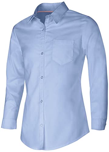 Image of Classroom Uniforms Juniors Long Sleeve Oxford Shirt