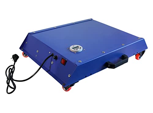 TECHTONGDA UV Exposure Unit Movable Screen Printing Plate Making for 20x24inch Frame with 8 LED Tubes 110V