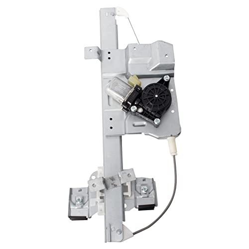 Image of TRQ Front Right Power Window Regulator & Motor Assembly Passenger Side Compatible with 2006-2011 Buick Lucerne