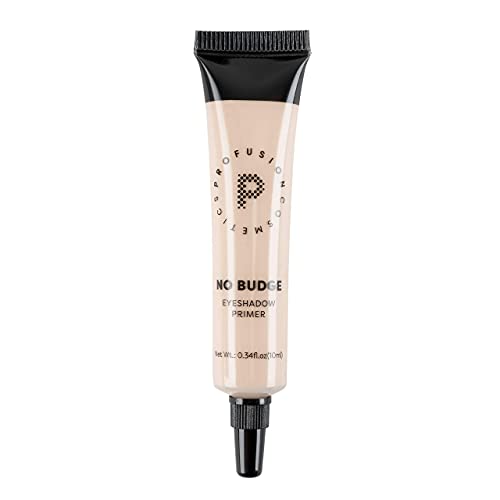 Profusion Cosmetics No Budge Eyeshadow Primer Long Lasting Liquid Primer Makeup Smudge proof for All Shadows - 0.78 OZ.